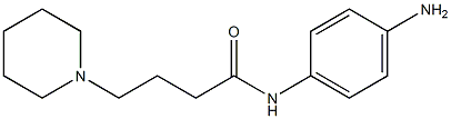 N-(4-aminophenyl)-4-piperidin-1-ylbutanamide Struktur