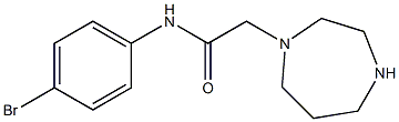 N-(4-bromophenyl)-2-(1,4-diazepan-1-yl)acetamide Struktur