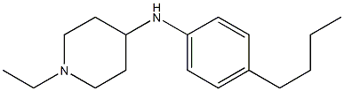 N-(4-butylphenyl)-1-ethylpiperidin-4-amine Struktur