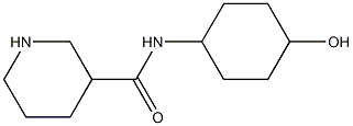 N-(4-hydroxycyclohexyl)piperidine-3-carboxamide Struktur