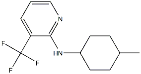 N-(4-methylcyclohexyl)-3-(trifluoromethyl)pyridin-2-amine Struktur