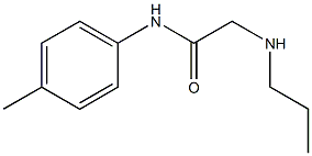 N-(4-methylphenyl)-2-(propylamino)acetamide Struktur