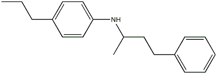 N-(4-phenylbutan-2-yl)-4-propylaniline Struktur