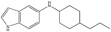 N-(4-propylcyclohexyl)-1H-indol-5-amine Struktur