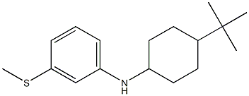 N-(4-tert-butylcyclohexyl)-3-(methylsulfanyl)aniline Struktur