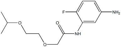 N-(5-amino-2-fluorophenyl)-2-[2-(propan-2-yloxy)ethoxy]acetamide Struktur