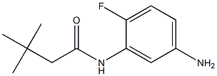 N-(5-amino-2-fluorophenyl)-3,3-dimethylbutanamide Struktur