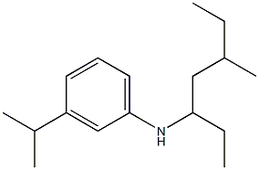 N-(5-methylheptan-3-yl)-3-(propan-2-yl)aniline Struktur