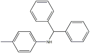 N-(diphenylmethyl)-4-methylaniline Struktur