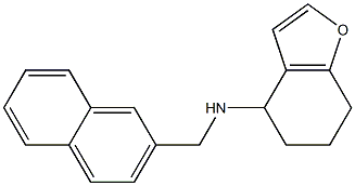 N-(naphthalen-2-ylmethyl)-4,5,6,7-tetrahydro-1-benzofuran-4-amine Struktur