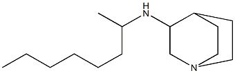 N-(octan-2-yl)-1-azabicyclo[2.2.2]octan-3-amine Struktur