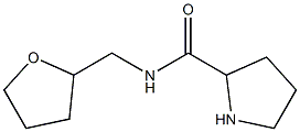 N-(oxolan-2-ylmethyl)pyrrolidine-2-carboxamide Struktur