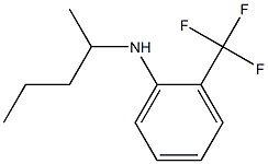 N-(pentan-2-yl)-2-(trifluoromethyl)aniline Struktur