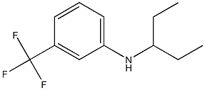 N-(pentan-3-yl)-3-(trifluoromethyl)aniline Struktur