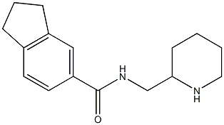 N-(piperidin-2-ylmethyl)-2,3-dihydro-1H-indene-5-carboxamide Struktur