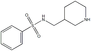 N-(piperidin-3-ylmethyl)benzenesulfonamide Struktur