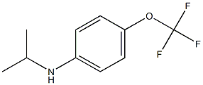 N-(propan-2-yl)-4-(trifluoromethoxy)aniline Struktur