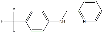 N-(pyridin-2-ylmethyl)-4-(trifluoromethyl)aniline Struktur