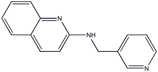 N-(pyridin-3-ylmethyl)quinolin-2-amine Struktur