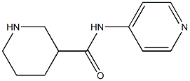 N-(pyridin-4-yl)piperidine-3-carboxamide Struktur