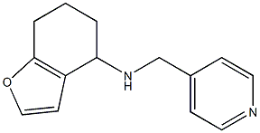 N-(pyridin-4-ylmethyl)-4,5,6,7-tetrahydro-1-benzofuran-4-amine Struktur