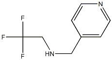 N-(pyridin-4-ylmethyl)-N-(2,2,2-trifluoroethyl)amine Struktur