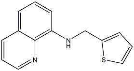 N-(thiophen-2-ylmethyl)quinolin-8-amine Struktur