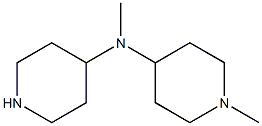 N,1-dimethyl-N-piperidin-4-ylpiperidin-4-amine Struktur