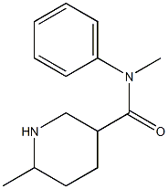 N,6-dimethyl-N-phenylpiperidine-3-carboxamide Struktur