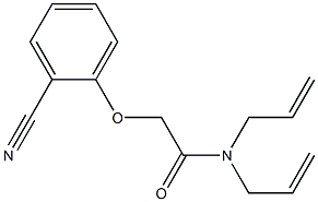 N,N-diallyl-2-(2-cyanophenoxy)acetamide Struktur