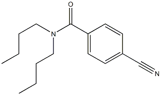 N,N-dibutyl-4-cyanobenzamide Struktur