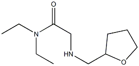 N,N-diethyl-2-[(oxolan-2-ylmethyl)amino]acetamide Struktur