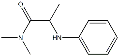 N,N-dimethyl-2-(phenylamino)propanamide Struktur