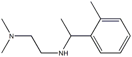 N,N-dimethyl-N'-[1-(2-methylphenyl)ethyl]ethane-1,2-diamine Struktur