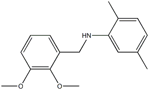 N-[(2,3-dimethoxyphenyl)methyl]-2,5-dimethylaniline Struktur