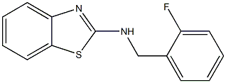 N-[(2-fluorophenyl)methyl]-1,3-benzothiazol-2-amine Struktur