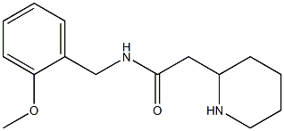 N-[(2-methoxyphenyl)methyl]-2-(piperidin-2-yl)acetamide Struktur