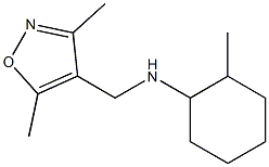 N-[(3,5-dimethyl-1,2-oxazol-4-yl)methyl]-2-methylcyclohexan-1-amine Struktur