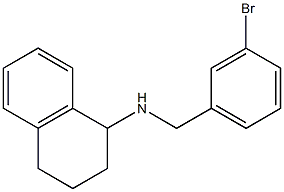 N-[(3-bromophenyl)methyl]-1,2,3,4-tetrahydronaphthalen-1-amine Struktur