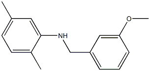 N-[(3-methoxyphenyl)methyl]-2,5-dimethylaniline Struktur