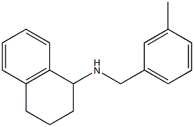 N-[(3-methylphenyl)methyl]-1,2,3,4-tetrahydronaphthalen-1-amine Struktur