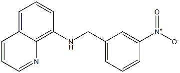 N-[(3-nitrophenyl)methyl]quinolin-8-amine Struktur