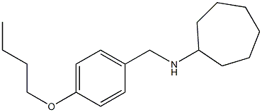 N-[(4-butoxyphenyl)methyl]cycloheptanamine Struktur