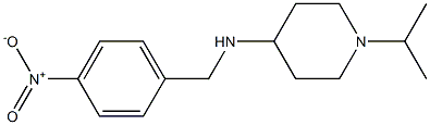 N-[(4-nitrophenyl)methyl]-1-(propan-2-yl)piperidin-4-amine Struktur