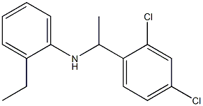 N-[1-(2,4-dichlorophenyl)ethyl]-2-ethylaniline Struktur