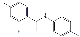 N-[1-(2,4-difluorophenyl)ethyl]-2,4-dimethylaniline Struktur