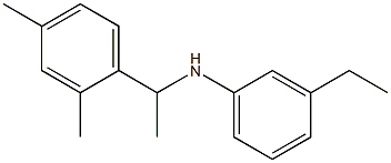 N-[1-(2,4-dimethylphenyl)ethyl]-3-ethylaniline Struktur