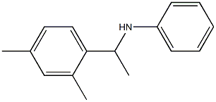 N-[1-(2,4-dimethylphenyl)ethyl]aniline Struktur