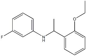 N-[1-(2-ethoxyphenyl)ethyl]-3-fluoroaniline Struktur