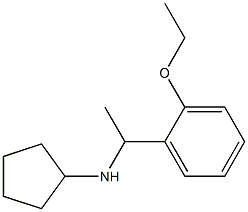 N-[1-(2-ethoxyphenyl)ethyl]cyclopentanamine Struktur